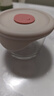 樂(lè )扣樂(lè )扣（LOCK&LOCK）嬰兒輔食盒寶寶耐熱玻璃輔食碗可冷凍儲存保鮮盒 暖灰圓形230ML*3 曬單實(shí)拍圖