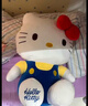 G.duck小黃鴨hellokitty巨型玩偶超大毛絨公仔可愛(ài)娃娃創(chuàng  )意生日禮物送女 坐款kt貓藍色【升級款PP棉】 80厘米 1.7kg 曬單實(shí)拍圖