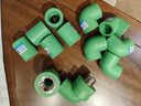 綠色上海 ppr水管接頭配件大全4分20家用熱熔自來(lái)水管6分管件 ppr20*4分外絲彎頭綠*1個(gè) 曬單實(shí)拍圖
