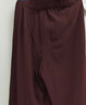 三彩2025秋款高腰通勤長(cháng)褲拖地直筒褲涼感寬松垂感防曬M 酒紅 S 155/64A 曬單實(shí)拍圖