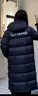 李寧（LI-NING）羽絨服長(cháng)款乒乓球服加厚保暖防風(fēng)外套男女同款 黑色 M  曬單實(shí)拍圖