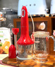 SMEG/斯麥格多功能嬰兒輔食機手持料理棒套裝研磨攪拌絞肉機水果原汁打泥流食奶昔打蛋器母嬰可用HBF03 紅色 曬單實(shí)拍圖