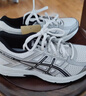亞瑟士ASICS女鞋網(wǎng)面跑鞋百搭緩震運動(dòng)鞋透氣跑步鞋 GEL-CONTEND 4 米白色/黑色 38 曬單實(shí)拍圖