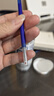 愛(ài)好（AIHAO）摩易擦按動(dòng)筆芯ST尖0.5mm可擦中性筆替換芯熱敏擦可擦筆芯晶藍色30支 DZ2200 曬單實(shí)拍圖