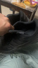 阿迪達斯（adidas）男女鞋板鞋春季皮面防潑水黑色百搭運動(dòng)休閑鞋 碳黑 39 曬單實(shí)拍圖