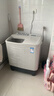 美的（Midea）雙桶半自動(dòng)洗衣機8kg 雙缸大容量家用品質(zhì)雙電機 凈洗科技同洗同脫二級能效以舊換新 8公斤 雙缸 曬單實(shí)拍圖