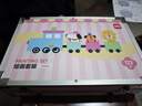 得力（deli）123件火車(chē)繪畫(huà)套裝彩色鉛筆水彩筆水粉大禮包兒童生日女孩畫(huà)畫(huà)禮盒小禮物生日手提箱元旦禮物 曬單實(shí)拍圖