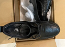 海瀾之家HLA皮鞋男商務(wù)休閑增高透氣工裝男鞋HAAGZM2DBI044 黑色 40 曬單實(shí)拍圖