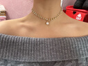 伊燦小香風(fēng)滿(mǎn)天星仿珍珠吊墜項鏈女小眾高級感鎖骨鏈2025新款爆款頸鏈 小香風(fēng)滿(mǎn)天星珍珠吊墜項鏈 曬單實(shí)拍圖