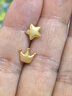 周生生永系列 黃金耳釘五角星足金單只耳飾女91933E定價(jià)  曬單實(shí)拍圖