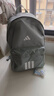 adidas實(shí)用時(shí)尚通勤三條紋休閑運動(dòng)雙肩背包男女新款阿迪達斯官方   奇妙淺灰綠/白色   NS(均碼) 曬單實(shí)拍圖