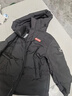 鴨鴨（YAYA）孫穎莎同款時(shí)空道宇系列三防羽絨服男女短款新款加厚面包服外套 星空黑色 L (建議130-150斤) 曬單實(shí)拍圖