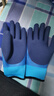 加絨加厚勞保手套保暖耐磨橡膠冬季防水防滑戶(hù)外干活冷庫工作全膠 5雙 特厚拉絨防水保暖王-30℃ L 曬單實(shí)拍圖