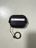 斯幻柯適用AirPods Pro2代保護套蘋(píng)果pro2代無(wú)線(xiàn)藍牙耳機套耳機殼airpods pro1代透明磨砂殼-電音-黑色 曬單實(shí)拍圖