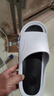 回力拖鞋男士厚底防滑浴室一字拖休閑外穿耐磨涼鞋SDJ-3A77 白黑42-43 曬單實(shí)拍圖