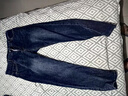 真維斯（Jeanswest）王一博代言牛仔褲男秋冬新款天絲舒適修身直筒高端潮牌休閑褲子男 藍灰+深藍【天絲厚款組合】 30 碼(2尺3) 【建議110-120斤】 曬單實(shí)拍圖