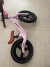 永久（FOREVER）永久平衡車(chē)1-3歲平衡車(chē)兒童平衡車(chē)3-6歲寶寶平衡車(chē)兒童滑步車(chē)滑行 14寸 粉色|鎂合金車(chē)架 +一體充氣輪 曬單實(shí)拍圖