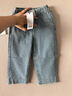 ASK JUNIOR兒童女童褲子2026春季水洗牛仔長(cháng)褲寶寶闊腿褲褲子 曬單實(shí)拍圖