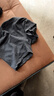 優(yōu)衣庫男裝針織短褲/普通腰男士?jì)妊?82596 07 青灰色 L 曬單實(shí)拍圖