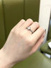 DR求婚鉆戒鉑金 FOREVER簡(jiǎn)奢六爪鉆石戒指節日禮物結婚訂婚戒指 50分 D-E色/極白 禮盒+證書(shū) PT950 活口(大小可調節) 曬單實(shí)拍圖