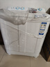 海爾（Haier）半自動(dòng)雙桶洗衣機 10KG 雙電機雙缸 家電國家補貼以舊換新京東自營(yíng) XPB100-81D2 曬單實(shí)拍圖