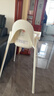 宜家（IKEA）ANTILOP安迪洛高腳椅寶寶餐椅嬰兒餐椅兒童椅學(xué)坐椅多功能椅子 白色含托盤(pán) 曬單實(shí)拍圖
