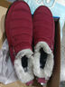 回力老北京布鞋媽媽鞋冬季棉鞋加絨防滑保暖老人中老年女鞋1045紅色37 曬單實(shí)拍圖