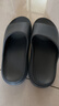 京東京造【3.5cm踩屎感】eva厚底拖鞋男士防臭休閑涼拖鞋 碳灰 42-43 曬單實(shí)拍圖