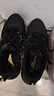 安踏男鞋革面防潑水跑步鞋男黑色輕便防滑休閑鞋運動(dòng)鞋旅游鞋子男 曬單實(shí)拍圖