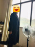 羅蒙100%純羊毛雙面呢大衣女士中長(cháng)款秋冬季寬松韓版小個(gè)子雙排扣外套 曬單實(shí)拍圖