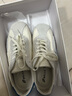 百麗（Belle）個(gè)性撞色德訓鞋女2026春新舒適薄底運動(dòng)風(fēng)休閑鞋3QSG5AM6 米白/灰 37 (235mm) 曬單實(shí)拍圖