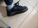 Lee男鞋新款透氣休閑鞋男士低幫運動(dòng)板鞋增高潮牌舒適時(shí)尚休閑鞋子男 黑色 40 【偏大/請拍小一碼】 曬單實(shí)拍圖