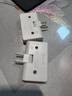【京東物流】超薄轉換插頭一轉三轉換頭180度旋轉扁平夾縫一變多一分三無(wú)線(xiàn)多孔一轉多插座轉換器 超薄一轉三6孔插座（白色2個(gè)裝） 曬單實(shí)拍圖