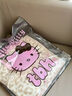 野獸派家居（tbh）Hello Kitty全棉法蘭絨家居服套裝秋冬可外穿睡衣女  奶油豹紋 M 曬單實(shí)拍圖