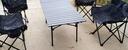月亮椅戶(hù)外桌椅茶桌子折疊椅座椅折疊桌躺椅一桌四椅露營(yíng)陽(yáng)臺庭院 【4人熱銷(xiāo)套餐】120方桌+4月亮椅 曬單實(shí)拍圖