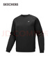 斯凱奇（Skechers）新年禮物春季吸濕針織套頭衛衣男運動(dòng)跑步上衣長(cháng)袖P425M199 曬單實(shí)拍圖