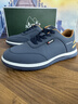 赫尼保羅品牌休閑皮鞋高檔男士運動(dòng)鞋軟底百搭男鞋輕奢潮流防滑跑步鞋新款 藍色 JZ-5699 38 (240mm) 皮鞋碼 曬單實(shí)拍圖