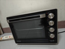 長(cháng)帝（changdi）【新年禮物】32PD黑色家用多功能烤肉烘焙家電小烤箱 32L容量 搪瓷內膽 上下管獨立控溫 黑色32PD烤箱 32L 曬單實(shí)拍圖