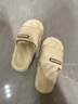 GERTHRON德國浴室拖鞋男女士春季居家室內eva防水防滑防臭洗澡專(zhuān)用可外穿 米白【升級款】全新升級踩屎感 36-37 【適合36-37的腳】 曬單實(shí)拍圖