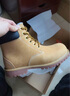 Mr.A大黃靴男款中幫厚底馬丁靴加絨雪地靴美式復古戶(hù)外工裝靴子冬MRA 經(jīng)典版-增高款 42 (260mm) 男碼 曬單實(shí)拍圖