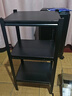 廚房夾縫置物架落地多層微波爐多功能收納架子家用烤箱鍋架儲物架 三層高80cm【黑色超厚加粗】 長(cháng)40cm*寬30cm 曬單實(shí)拍圖