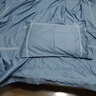 夢(mèng)潔家紡 100S長(cháng)絨棉床品套件素繡床單被套四件套 加大2米床 藍 曬單實(shí)拍圖