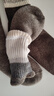 丁丁羊（Dindingsheep）2025新款女士美利奴羊毛襪秋冬保暖透氣不起球防滑中筒女款運動(dòng)襪 曬單實(shí)拍圖