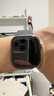 Apple/蘋(píng)果WatchS11智能手表GPS款46毫米深空灰色鋁金屬表殼黑色運動(dòng)型表帶M/L-聯(lián)通流量卡 曬單實(shí)拍圖