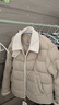 坦博爾春秋新款襯衫領(lǐng)餅干羽絨服女輕薄短款外套TBF330226D 椰奶咖 新色 M (165) 曬單實(shí)拍圖