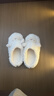 名創(chuàng  )優(yōu)品（MINISO）羊咩咩棉拖鞋女冬季包跟家居室內厚底月子毛毛拖鞋白色36-37 曬單實(shí)拍圖