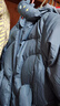 巴拉巴拉童裝兒童羽絨服女男童冬中長(cháng)款加厚保暖外套純色連帽衣服 灰藍80235-灰鴨絨 110 充絨量107g 曬單實(shí)拍圖