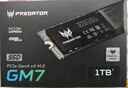 宏碁掠奪者（PREDATOR）512G SSD固態(tài)硬盤(pán) M.2接口(NVMe協(xié)議) GM7系列｜NVMe PCIe 4.0讀速7200MB/s  AI電腦存儲配件 曬單實(shí)拍圖