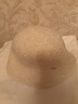 真享含羊毛帽子女秋冬季保暖帽盆帽優(yōu)雅漁夫帽時(shí)尚水桶帽P(pán)664 奶白色 曬單實(shí)拍圖