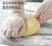 烏斯京一次性手套PVC手套100只大碼食品級實(shí)驗美容清潔烘焙餐飲廚房手套 曬單實(shí)拍圖